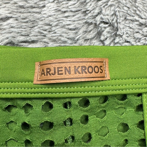 Arjen Kroos Mens Boxer Briefs Breathable Hot Mesh Underwear in Green Size Large - Picture 5 of 7